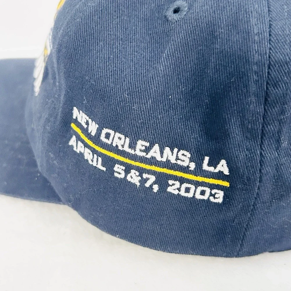 Marquette Golden Eagles NCAA 2003 Men's Final Four Hat Cap Adjustable Strap Blue